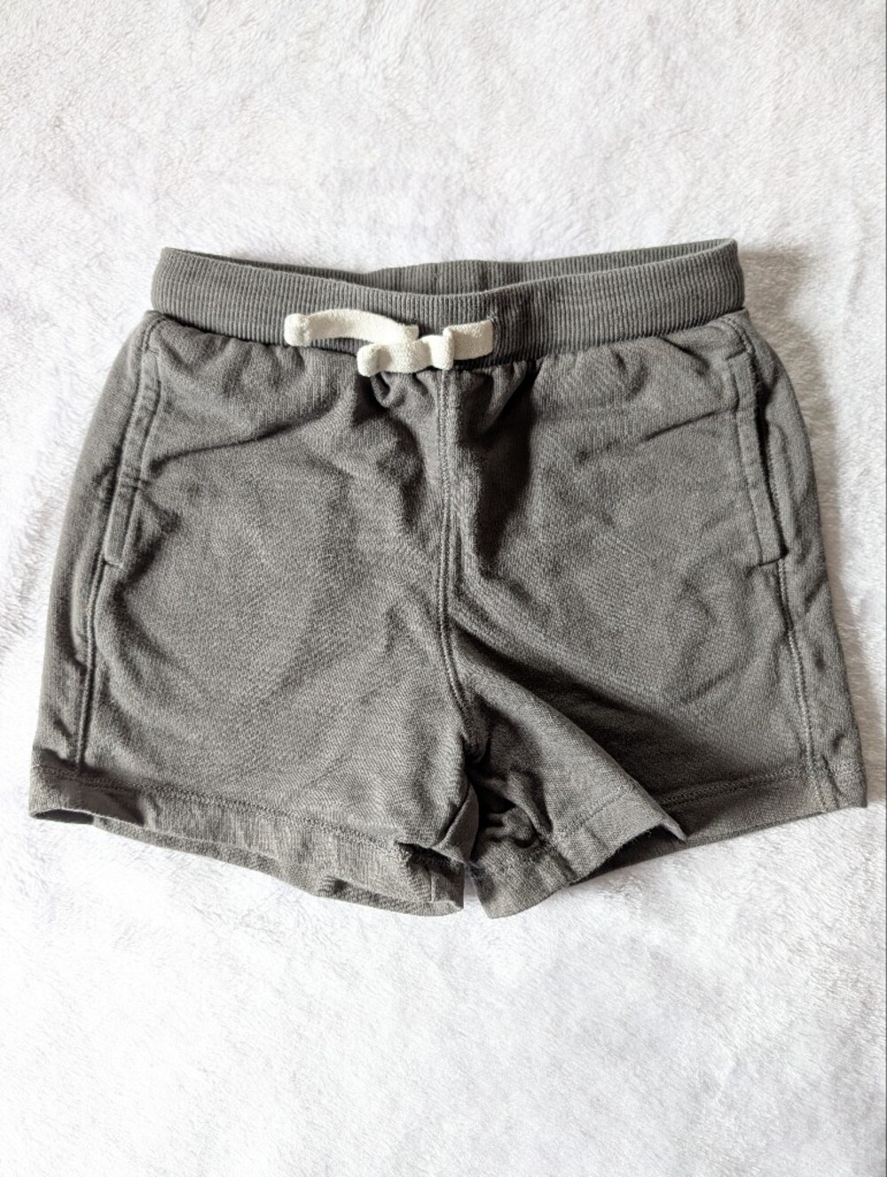 EUC 3T Little Co Lauren Conrad Gray Cotton Terrycloth Shorts